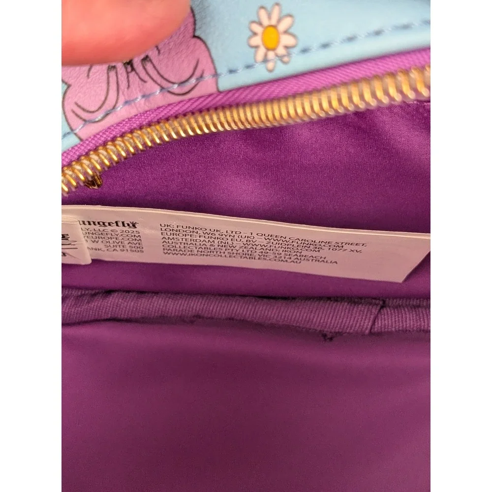 Loungefly Adventure Time Lumpy Space Princess LSP Crossbody Bag Purple New